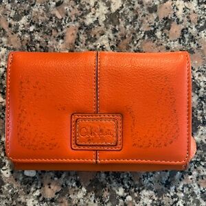 Cole Haan Leather Pebbled Wallet